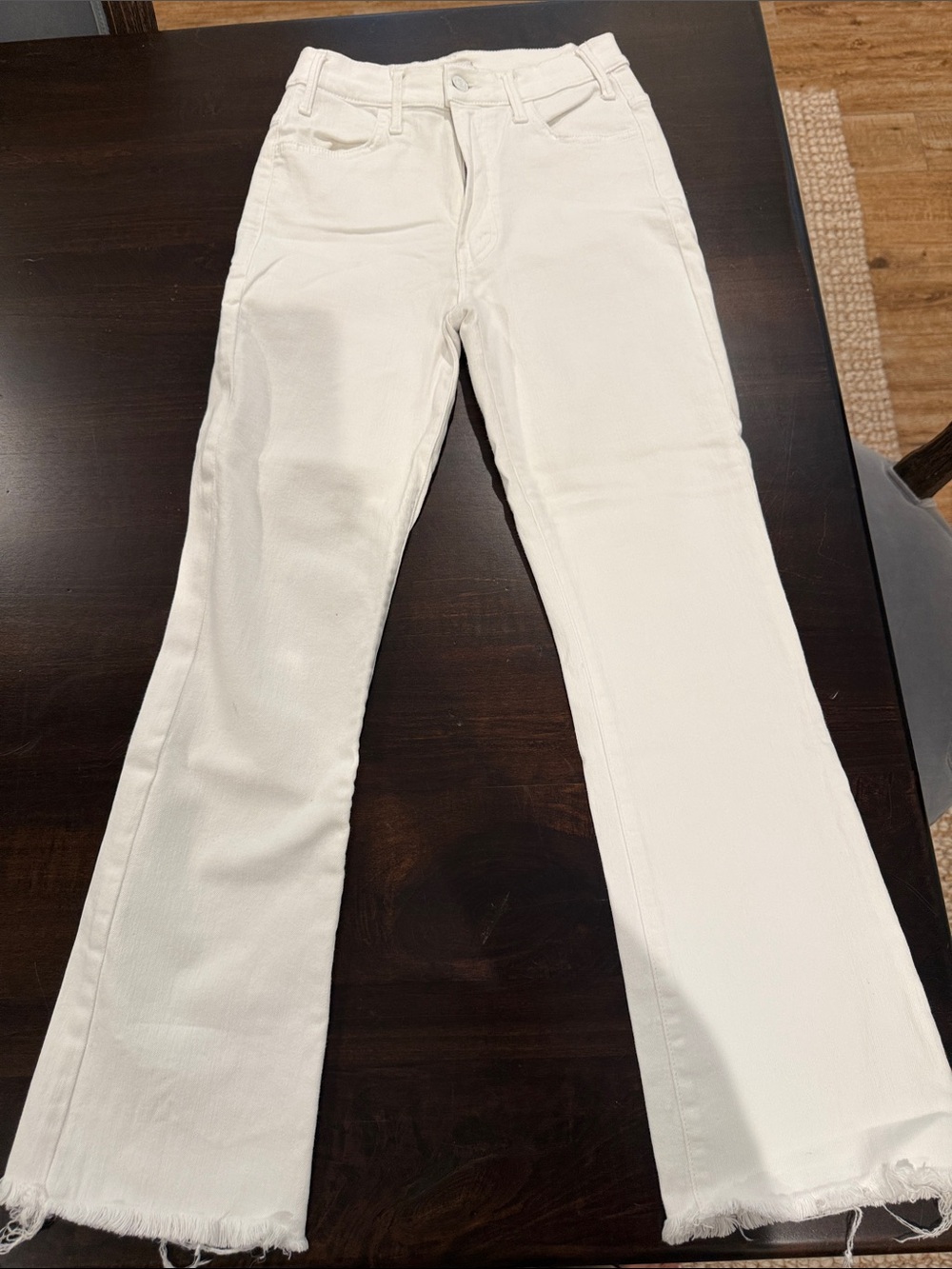 MOTHER The Hustler Ankle Fray Jeans